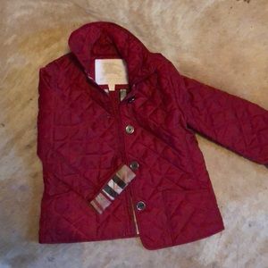 Burberry quilted coat